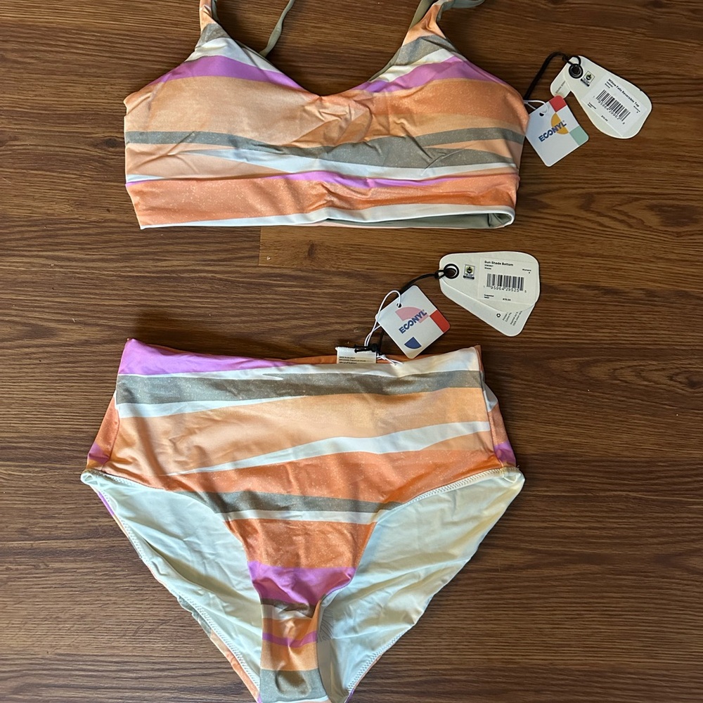 Prana Waves print swim set
